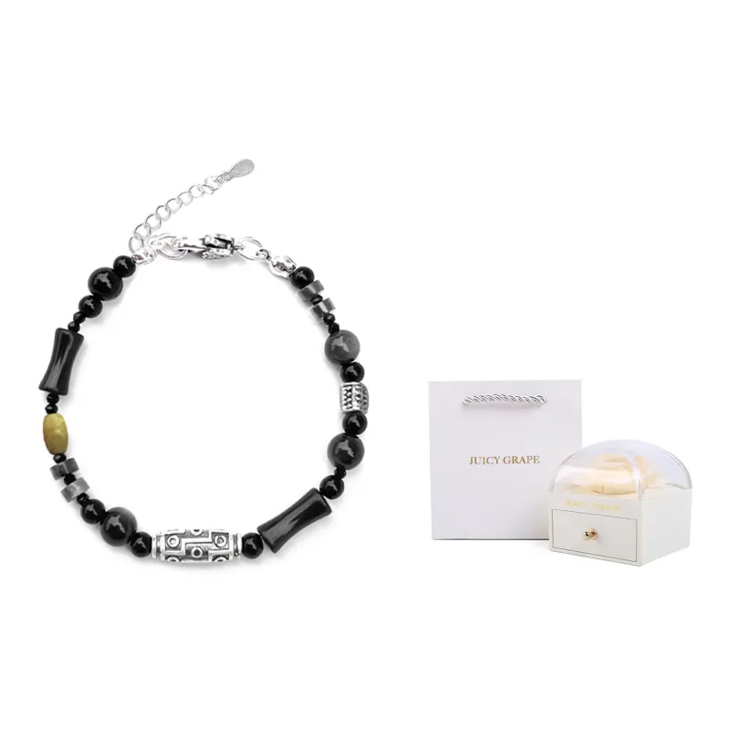 JUICY GRAPE Handmade Fu Bead, Good Luck Bracelets Unisex Good Luck-2
