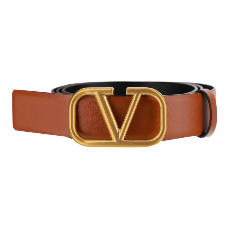 Valentino Leather Belts Men Brown-0