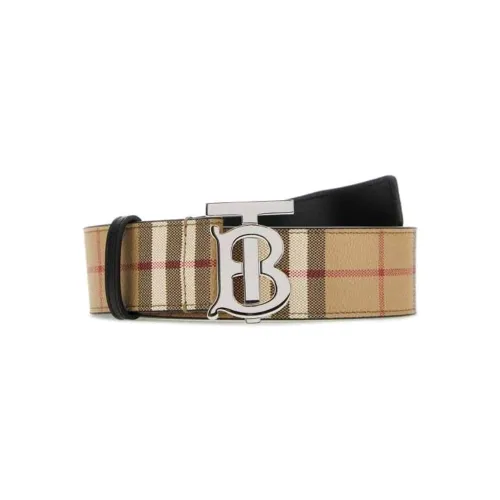 Burberry Leather Belt Men Brown