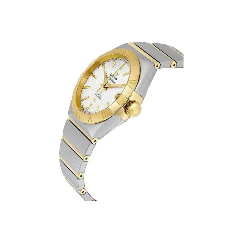 OMEGA Constellation Collection Automatic Mechanical Movement Men's Watch 38mm White Dial Stainless Steel 18K Gold Strap-1