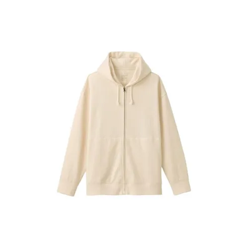 MUJI Sweatshirts Unisex Khaki