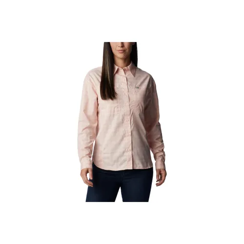 Columbia Silver Ridge Shirts Women's Pink