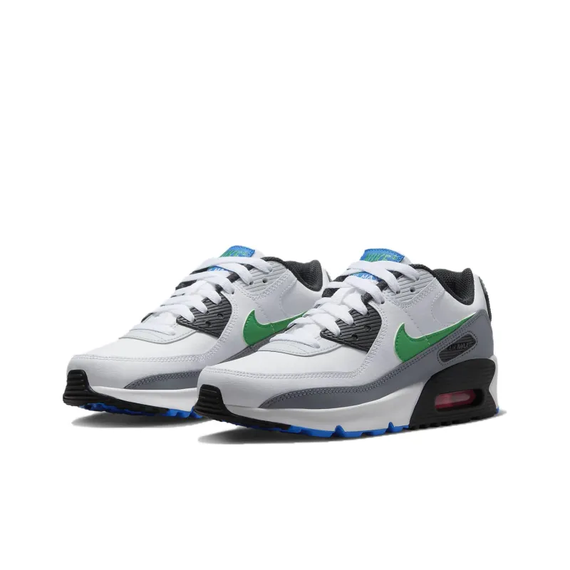 Nike Air Max 90 Leather GS 'White Stadium Green'-2