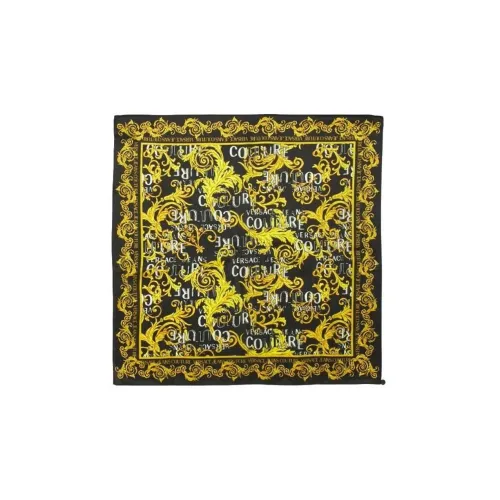 VERSACE JEANS COUTURE baroque-print logo scarf