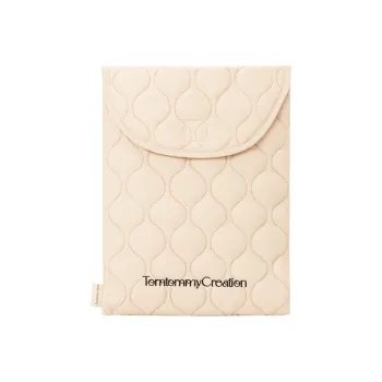 Puui Cotton Clutch IPad Bag Insert Envelope Bag Laptop Bag Regular Unisex Beige
