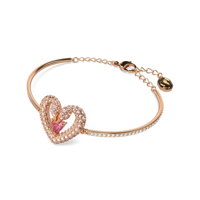 Swarovski Rose Gold-Tone Plated Bracelets Unisex Gold-1
