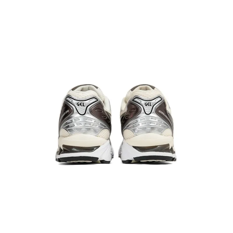 Asics Gel Kayano 14 Cushioned Slip Resistant Abrasion Resistant Low Top Casual Running Shoes Unisex Black White Silver-4