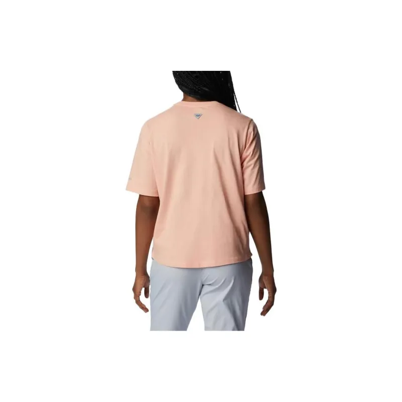 Columbia T-Shirts Women's Light Coral-1
