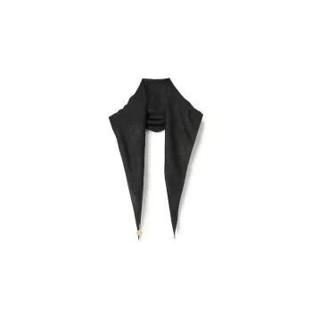 Burberry Silk Scarves Women's Black