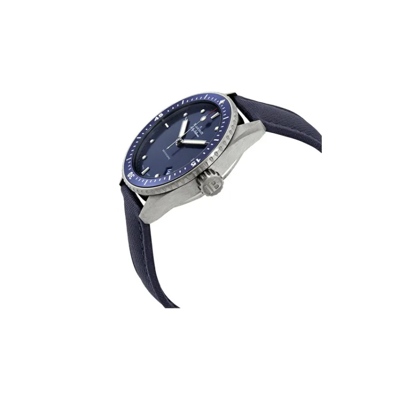 BLANCPAIN FIFTY FATHOMS Automatic Mechanical Movement Men's Watches Watch 43.6mm Blue Dial Ceramic Watch Case-2