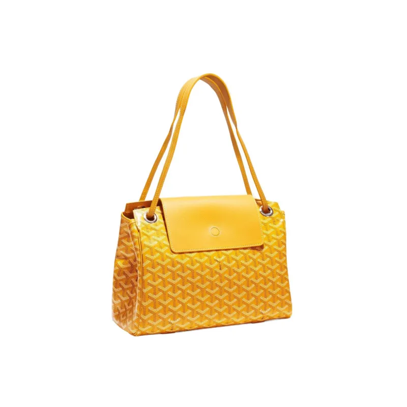 GOYARD Rouette Canvas With Leather One Shoulder Handbag Trumpets Women's 11 Colors-38