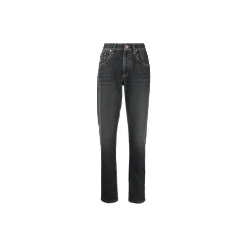 Brunello Cucinelli Logo-patch Straight-leg Jeans