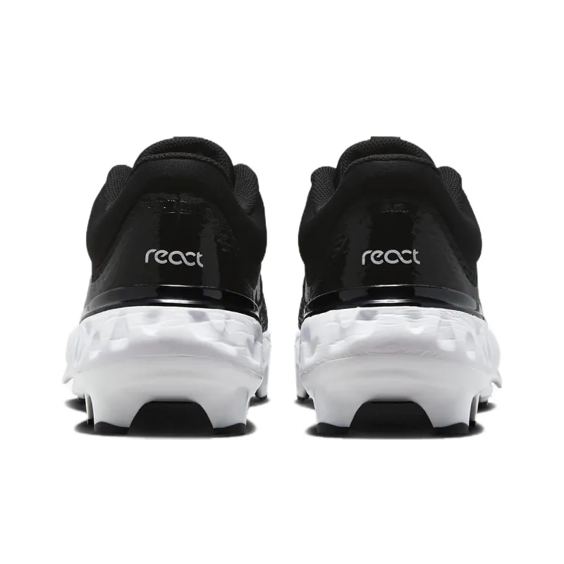 Nike Alpha Huarache Elite 4 Low Mcs 'Black White'-3