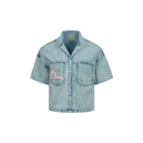 EVISU Shirts Women's Denim Blue