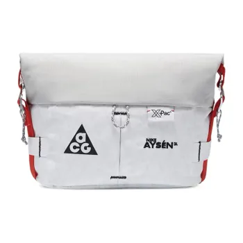 Nike Polyester One Shoulder Crossbody Fanny Pack Regular Unisex White