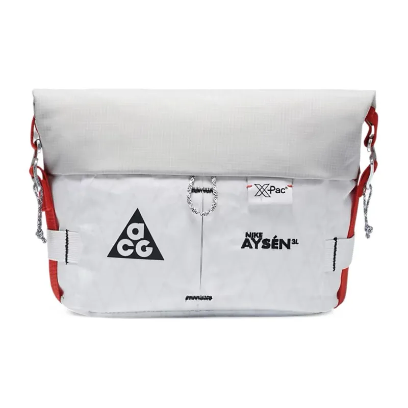 Nike Polyester One Shoulder Crossbody Fanny Pack Regular Unisex White-0