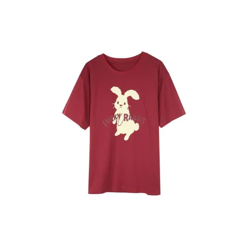 3COLOUR T-Shirts Women's Deep Red