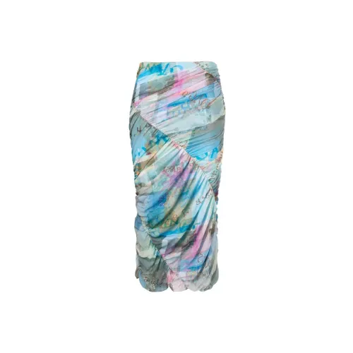 GANNI Casual Long Skirts Women's Multicolor