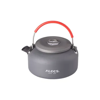 ALOCS Outdoor Stove Kettle Outdoor Water Bottle 1.4L Camping, Hiking, And Picnic Gear Aluminum Alloy