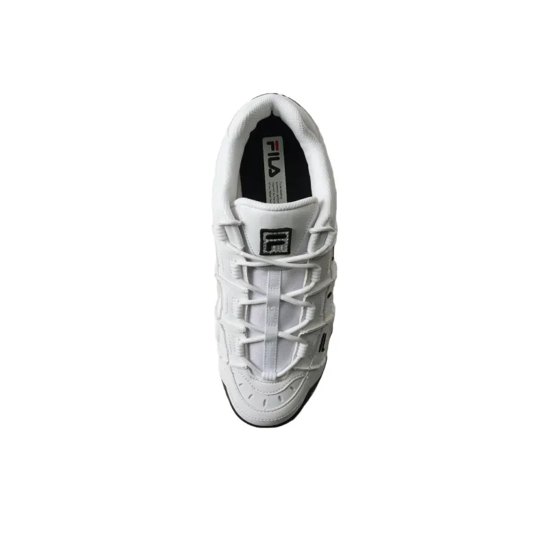 FILA Barricade Xt97 Anti-Slip Wear-Resistant Low-Top Vintage Basketball Shoes Unisex White Black-2