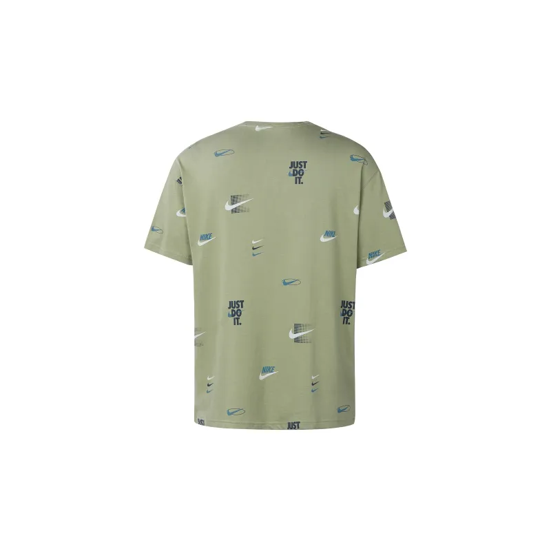 Nike T Shirts Men Green-1