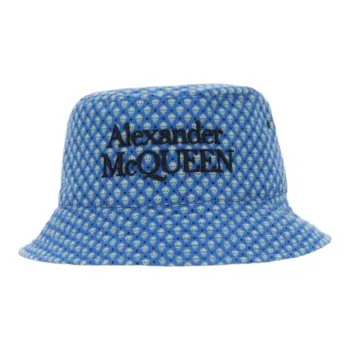 Alexander McQueen Logo Embroidered Bucket Hat