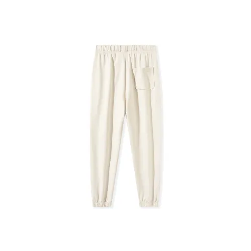 FORHUG Knitted Sweatpants Unisex Off White