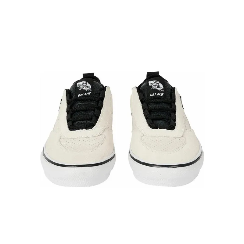 PALACE x Vans Wear resistant And Lightweight Low Top Skateboard Shoes Unisex White-2