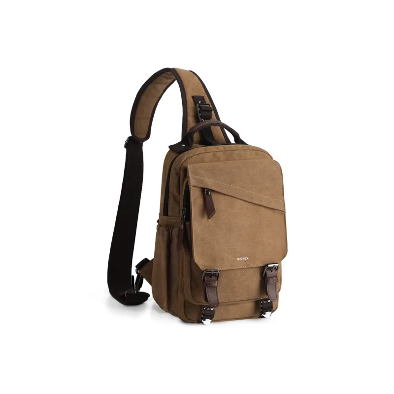 RIOREX Washable Canvas Denim Canvas Bag Crossbody Bag Shoulder Bag Sling Bag Handbag Large Size Men's Multicolor-6