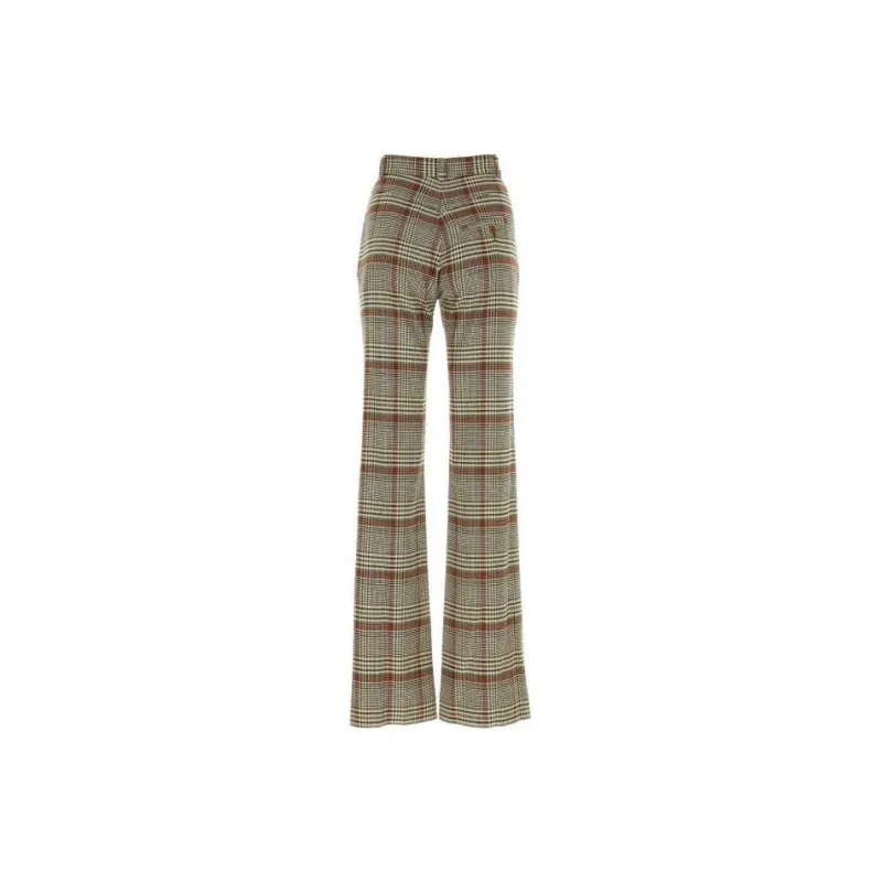 Vivienne Westwood Checked Straight Leg Trousers-1