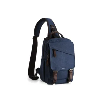 RIOREX Washable Canvas Denim Canvas Bag Crossbody Bag Shoulder Bag Sling Bag Handbag Large Size Men's Multicolor