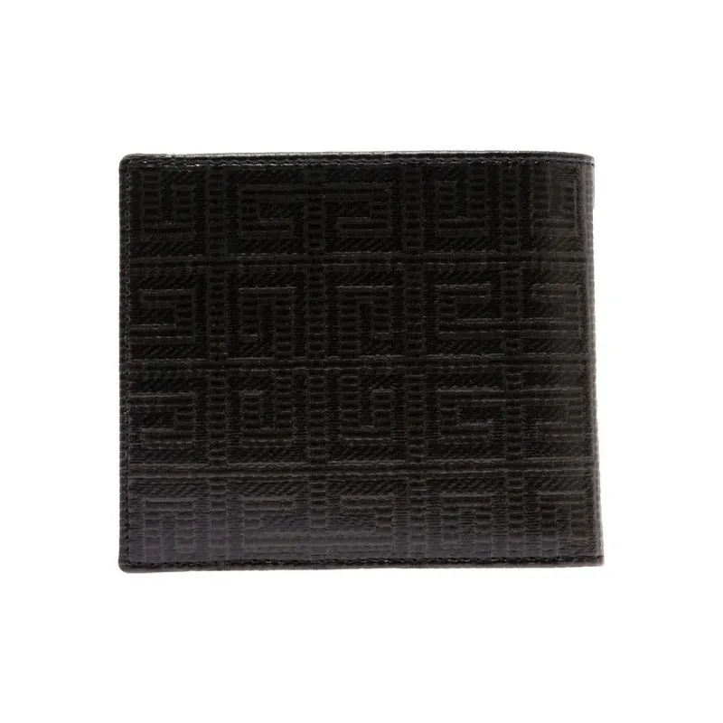 GIVENCHY 4G Leather Wallet Men's Black-1