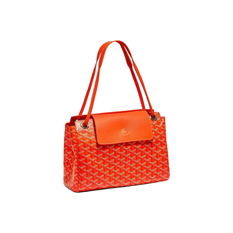 GOYARD Rouette Canvas With Leather One Shoulder Handbag Trumpets Women's 11 Colors-44
