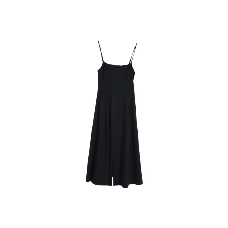 SETIROM Slip Dress Women's Black-1
