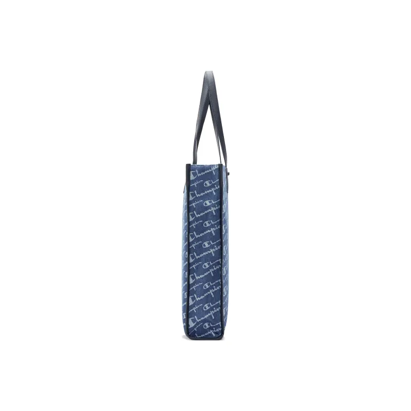 Champion Canvas Tote Bag, Shopping Bag, Handbag, Shoulder Bag Medium Size Unisex Dark Blue/Black-2