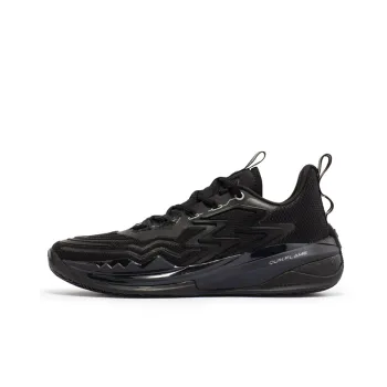 361° Big3 3.0 Pro The Dark Knight Anti Slip Wear Resistant Low Top Basketball Shoes Men's Obsidian Black
