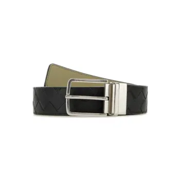 Bottega Veneta Intrecciato Buckle Belt