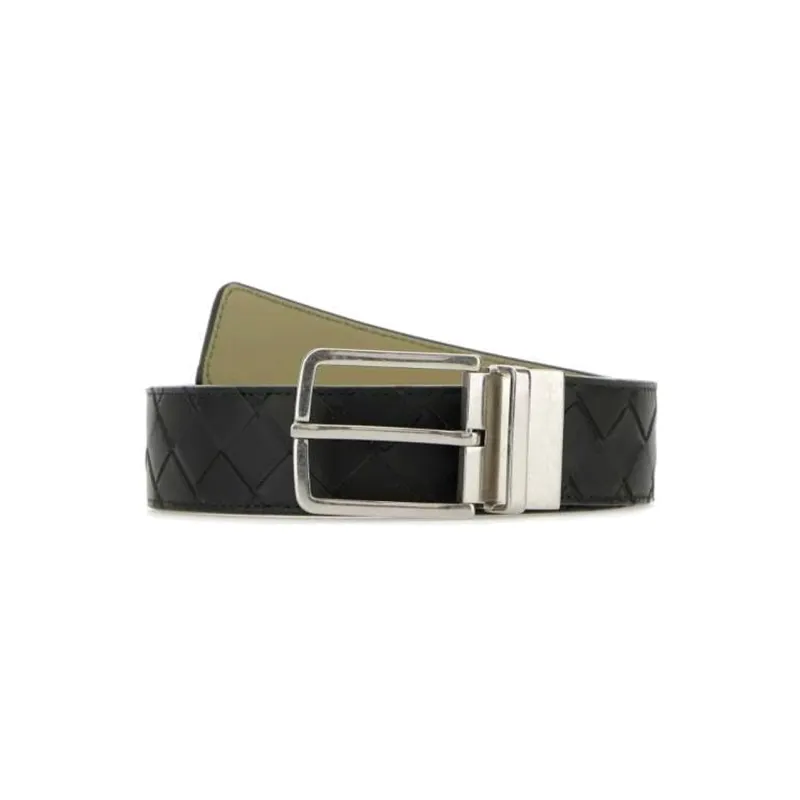 Bottega Veneta Intrecciato Buckle Belt-0
