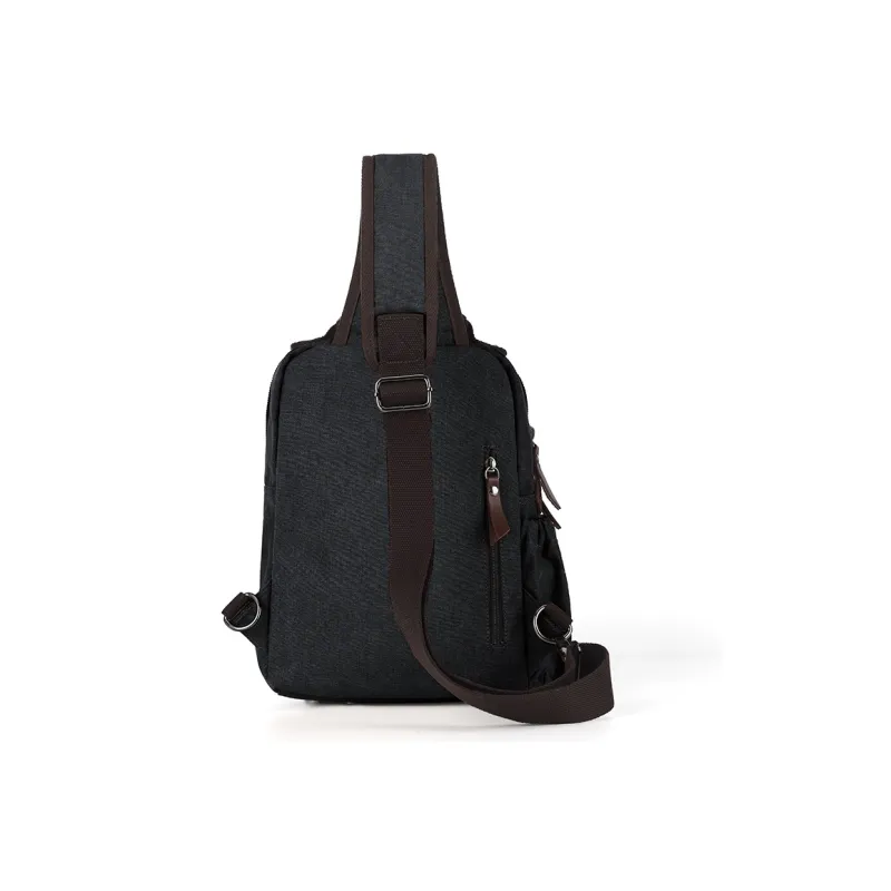 RIOREX Washable Canvas Denim Canvas Bag Crossbody Bag Shoulder Bag Sling Bag Handbag Large Size Men's Multicolor-2