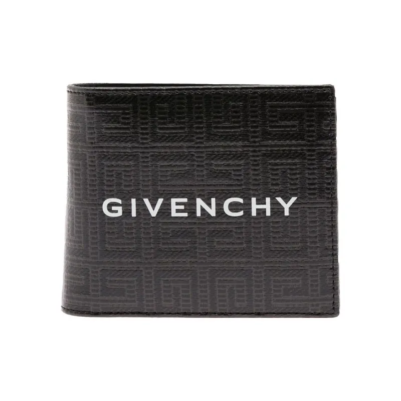 GIVENCHY 4G Leather Wallet Men's Black-0