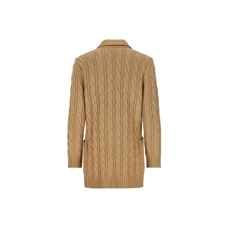 MaxMara Double-breasted Wool-cashmere Blend Coat-1