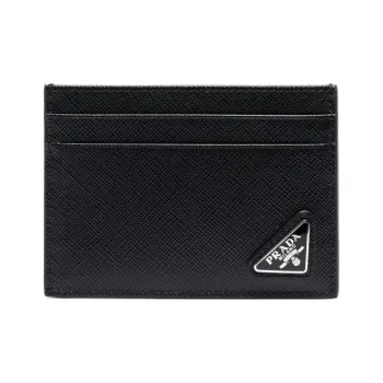 PRADA Calfskin Card Holder Card Holder Men's