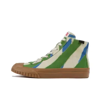 EFI x CAMPER Slip-Resistant Cushioning Wear-Resistant High-Top Skateboard Shoes Men's Green White