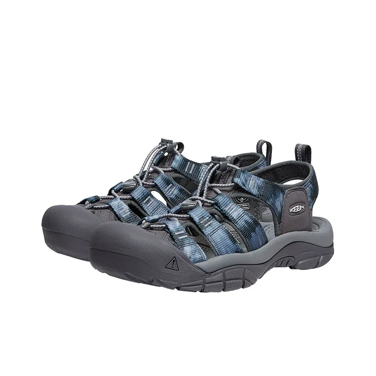 KEEN Newport H2 Breathable And Wear resistant River Trekking Shoes Men's Gray Blue-2