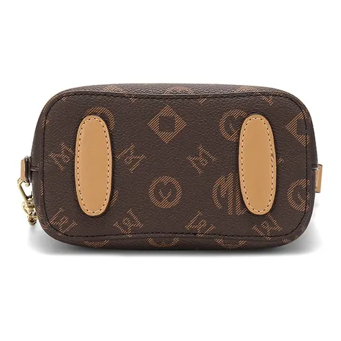 MEXICAN Polyurethane Bucket Bag, Shoulder Bag, Crossbody Bag Regular Women's Leather Brown-3