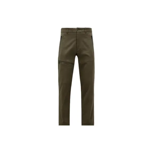 Moncler Logo patch Twill Tapered leg Trousers