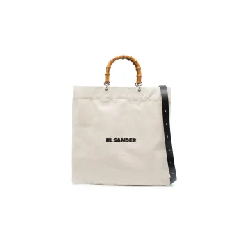 JIL SANDER Bamboo Handle Top Handle Bag