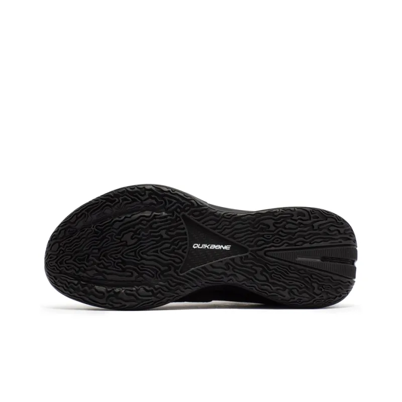 361° Big3 3.0 Pro The Dark Knight Anti Slip Wear Resistant Low Top Basketball Shoes Men's Obsidian Black-4