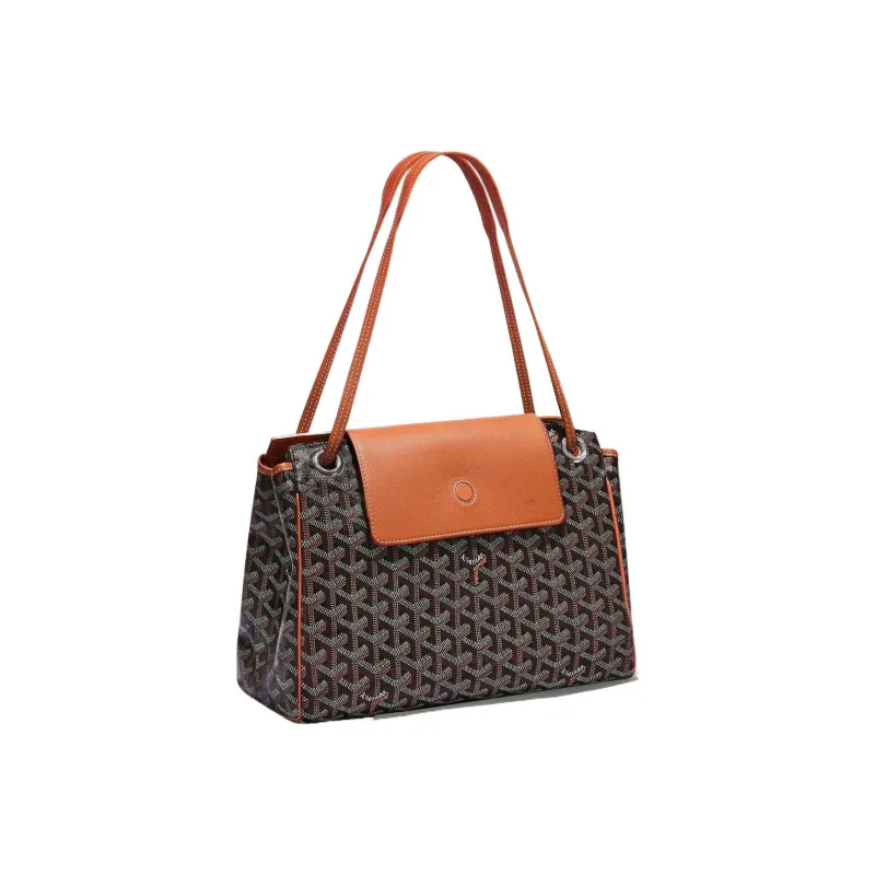 GOYARD Rouette Canvas With Leather One Shoulder Handbag Trumpets Women's 11 Colors-50