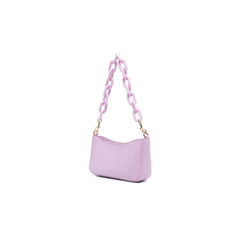 VERSACE JEANS COUTURE Polyester Portable Crossbody Bag, Shoulder Bag Women's Light Purple-1